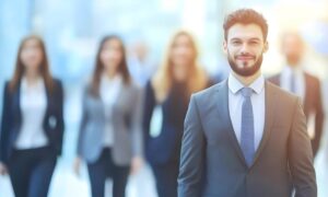 vecteezy group of confident business professionals in formal suits 54879976
